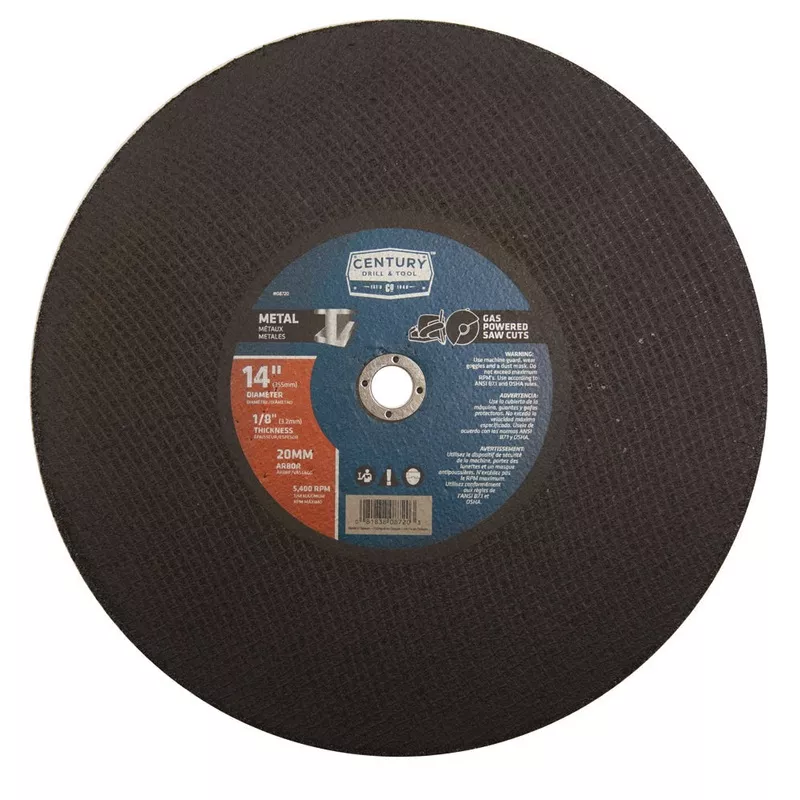 century-drill-tool-saw-blades-high-speed-14-1-8-thickness-20mm-arbor-metal Century Drill And Tool Saw Blades High Speed 14 1/8 Thickness 20mm Arbor (Metal)
