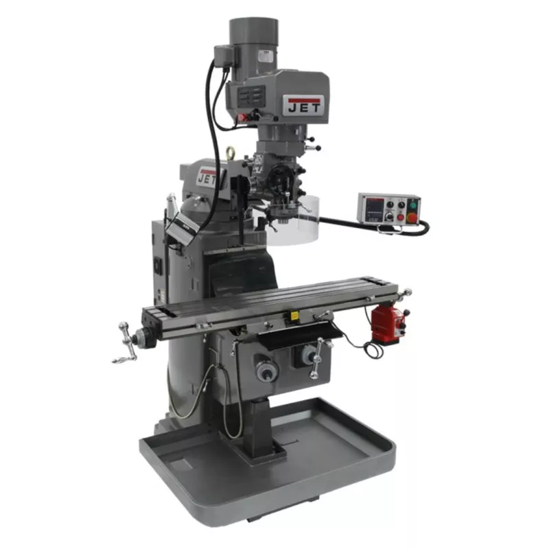 jet-jtm-949evs-mill-with-acu-rite-203-dro-with-x-y-axis-powerfeeds-air-powered-d Jet JTM-949EVS Mill With Acu-Rite 203 DRO With X and Y-Axis Powerfeeds and Air Powered Drawbar 690523